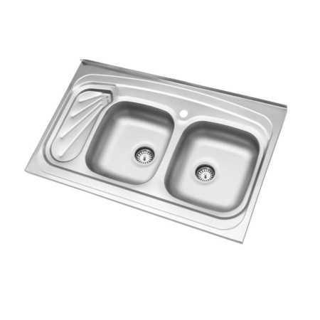 سینک دو لگنه نیمه فانتزی 200 -روکار