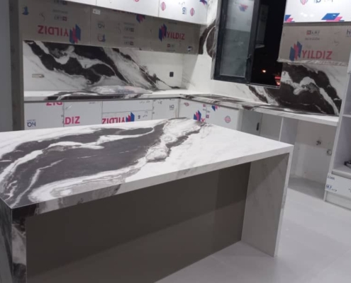 نصب صفحه کابینت و بین کابینتی مارمونایت