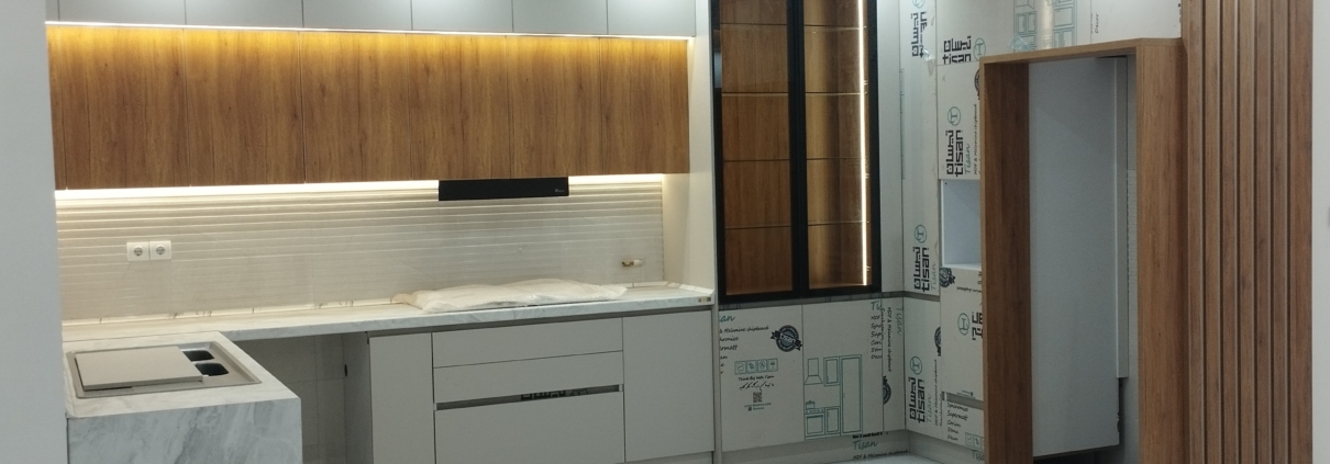 نورپردازی کابینت آشپزخانه